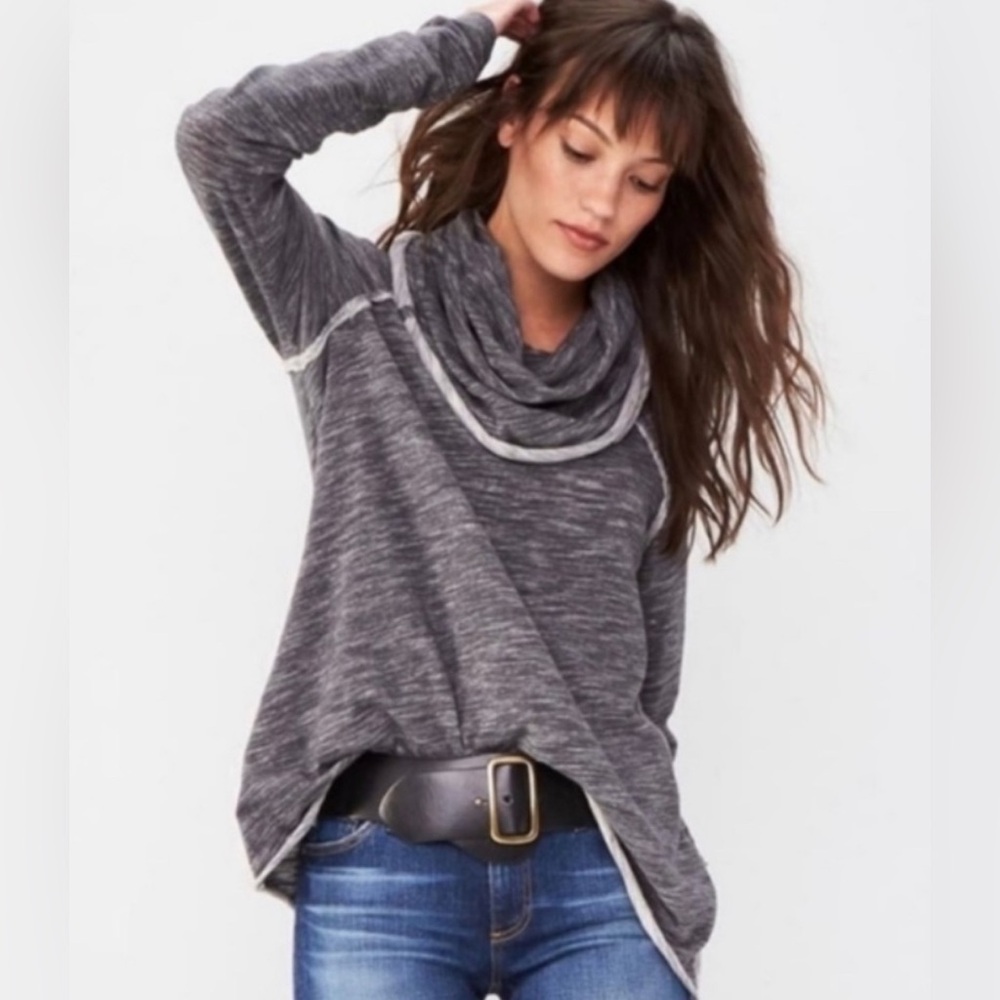 Free people free-est cocoon cowl pullover